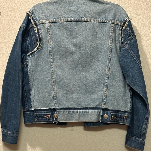 Current Elliot Carina Denim Jacket/ 2 tone wash - Picture 3 of 5